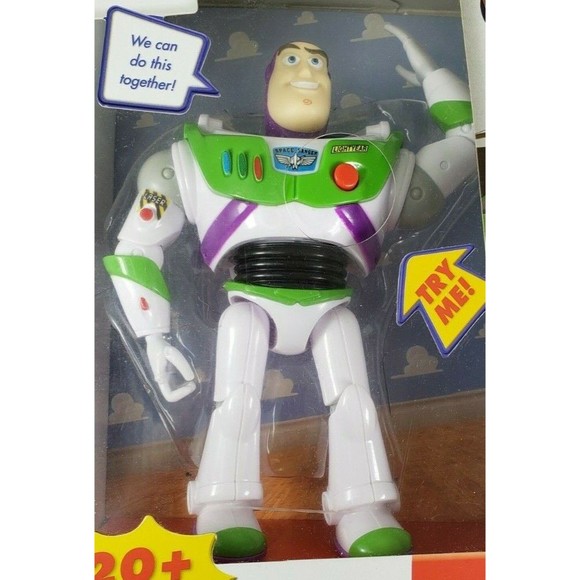 Toy Story Talking Buzz Lightyear Action Figure Mattel Disney Pixar New Sealed - Picture 3 of 9
